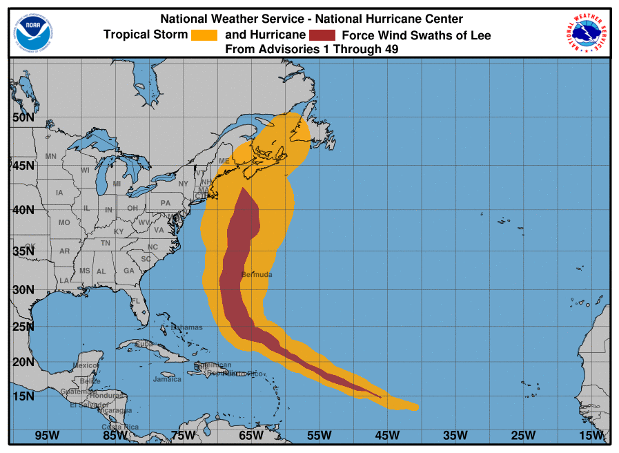 Image courtesy of The National Hurricane Center